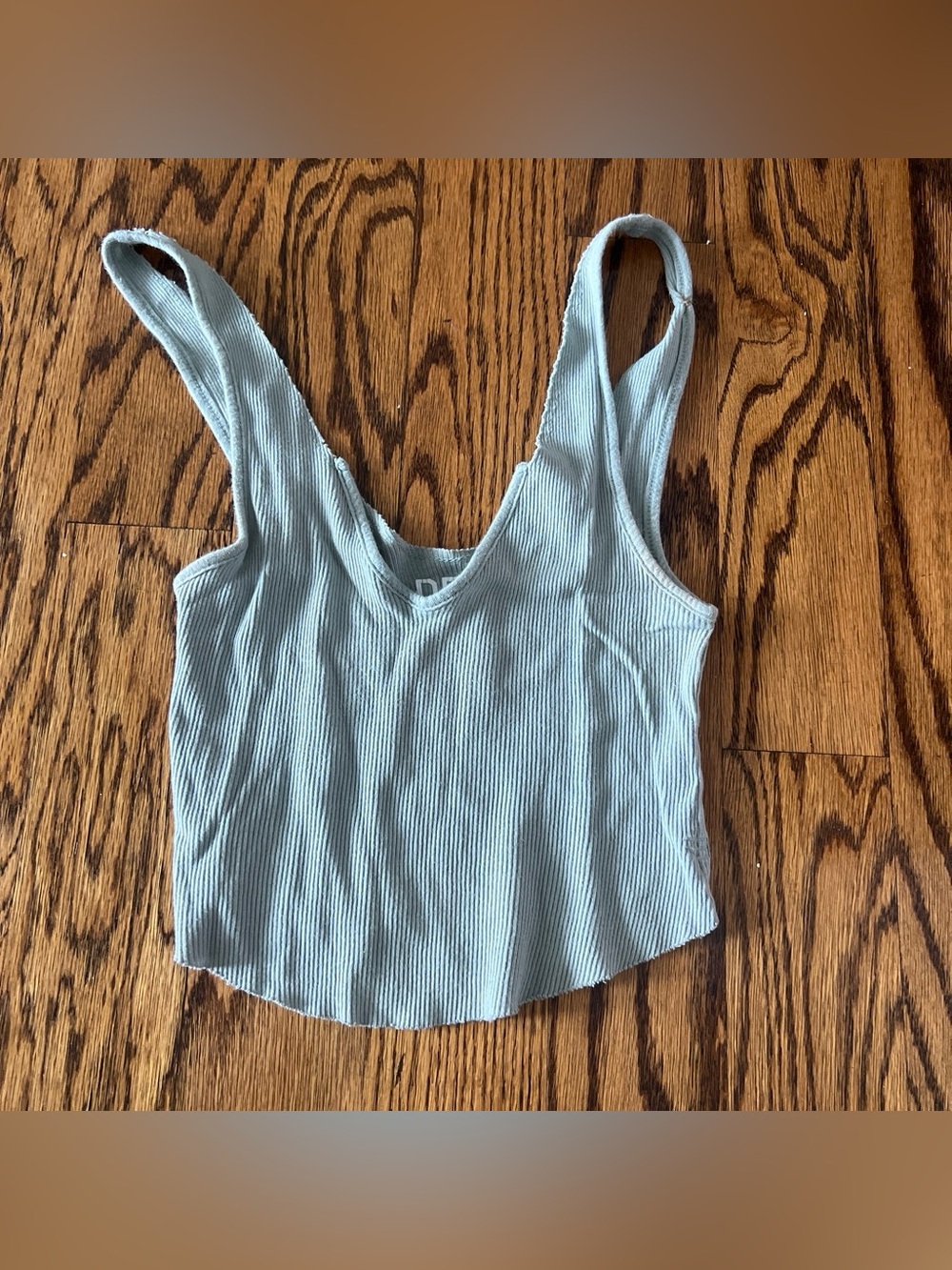 BDG Urban Outfitters Kids Ribbed Tank Top in Light Blue